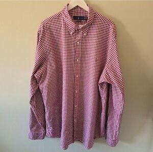 NWOT Ralph Lauren XXL Old Money Gingham Academia Workwear Button Down Shirt
